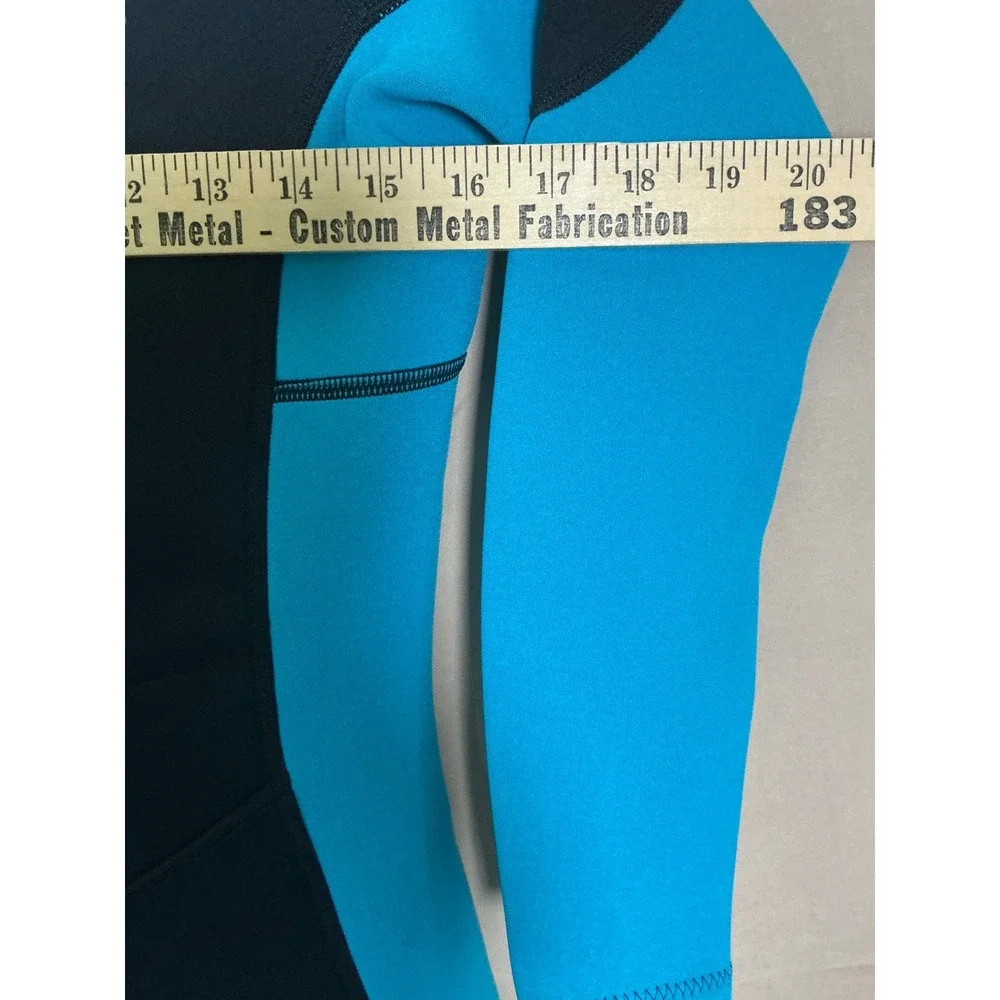 Hevto Wetsuit Kids 14 Black Blue New 3/2mm Neoprene Full Thermal Youth K01-Blue